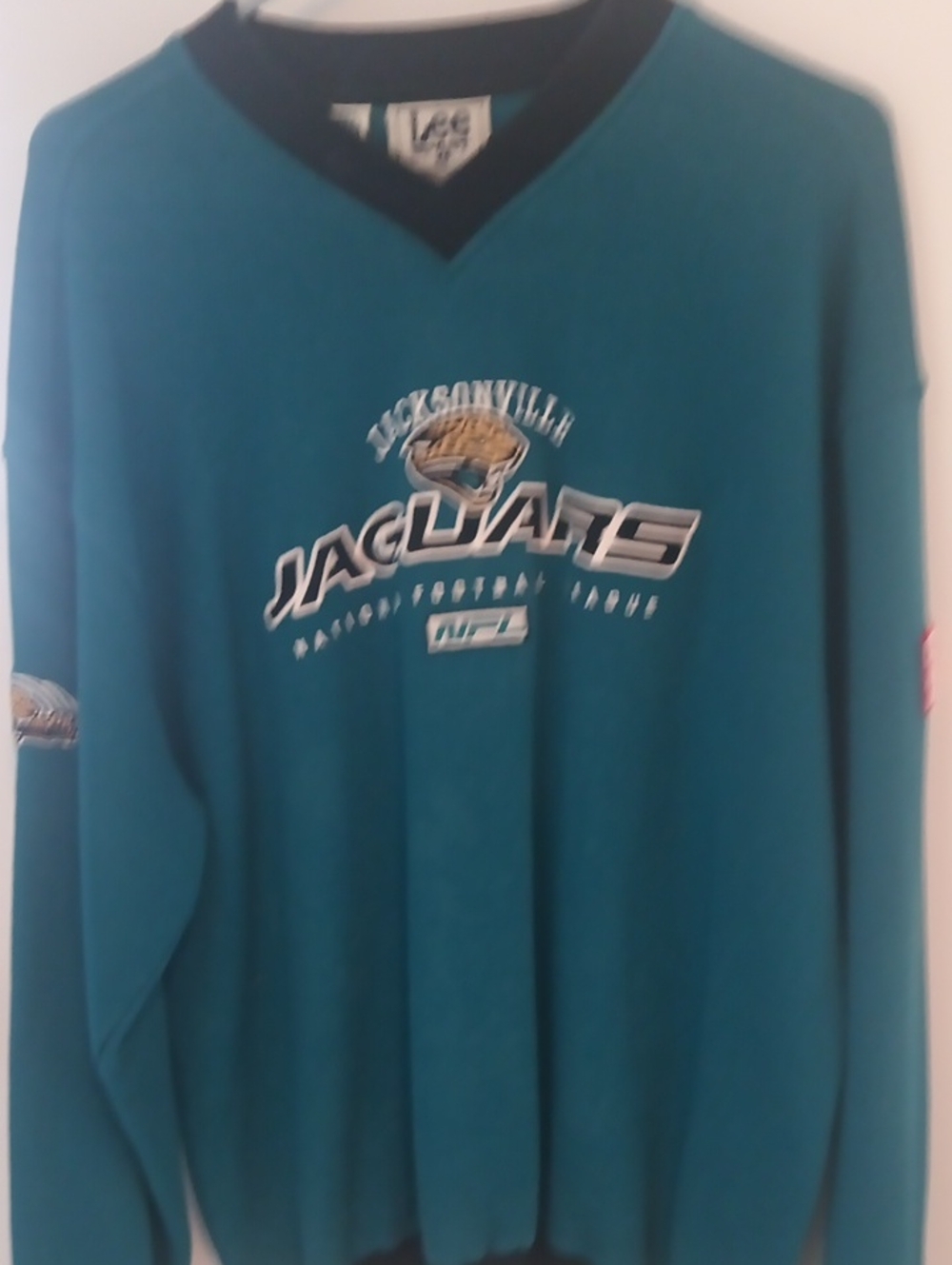 Lee Teal Jacksonville Jaguars Pullover Sweatshirt